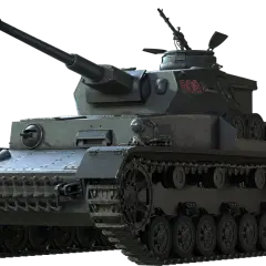 Ein Panzer IV Ausf. G mit der Nummer 808 auf dem Turm, bereit für den Einsatz.